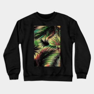 DARK TROPIC PALMS Crewneck Sweatshirt